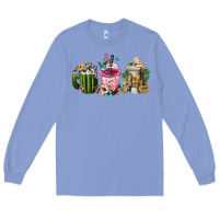 Colony Blue mexican day of the dead coffee cups Long Sleeve Tee - FaDigitalArtStudio