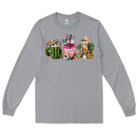 Heather Grey mexican day of the dead coffee cups Long Sleeve Tee - FaDigitalArtStudio