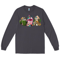 Mexican Day Of The Dead Coffee Cups Long Sleeve Tee | Teevron