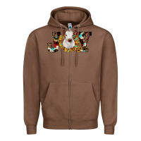 Chestnut christmas joy Zipper Hoodie - JahusDesignShop