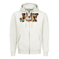 Oatmeal Heather christmas joy Zipper Hoodie - JahusDesignShop
