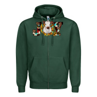 Sports Green christmas joy Zipper Hoodie - JahusDesignShop