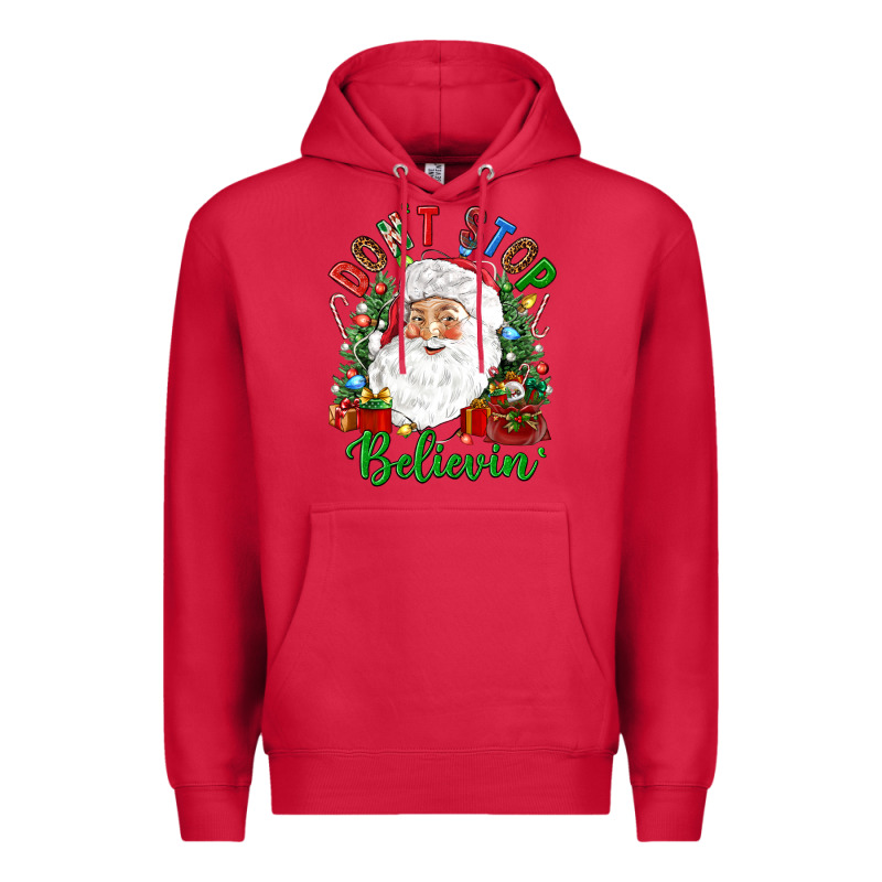 Don't Stop Believin' Premium Hoodie by NancyCooperArtShop | Teevron