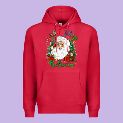 Don't Stop Believin' Premium Hoodie Designed By Nancycooperartshop