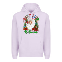 Lilac Don't stop believin' Premium Hoodie - NancyCooperArtShop