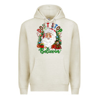 Oatmeal Heather Don't stop believin' Premium Hoodie - NancyCooperArtShop