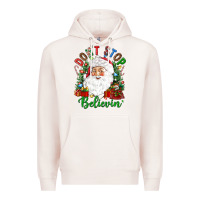 Pale Pink Don't stop believin' Premium Hoodie - NancyCooperArtShop
