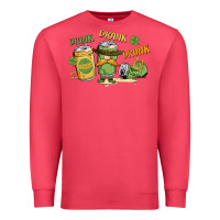 Cardinal deink drank drunk st. patrick's day Premium Sweatshirt - MaliasSmallBusiness