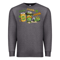 Charcoal Heather deink drank drunk st. patrick's day Premium Sweatshirt - MaliasSmallBusiness