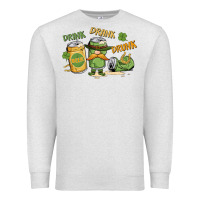 Oatmeal Heather deink drank drunk st. patrick's day Premium Sweatshirt - MaliasSmallBusiness