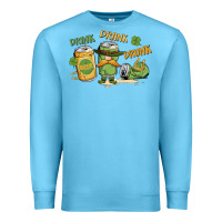 Ocean Blue deink drank drunk st. patrick's day Premium Sweatshirt - MaliasSmallBusiness
