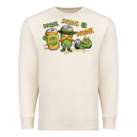 Sandshell deink drank drunk st. patrick's day Premium Sweatshirt - MaliasSmallBusiness