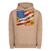 Pigment Burro american flag sunflowers and canouflage print veteran mousepad Urban Hoodie - Jasminsmagicworld