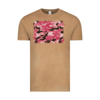Vintage Camel pink camouflage background Vintage Tee - BarkalooDesign