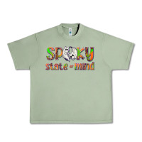 Oil Green Spooky State of Mind Urban Heavy Tee - texasbilliewilder