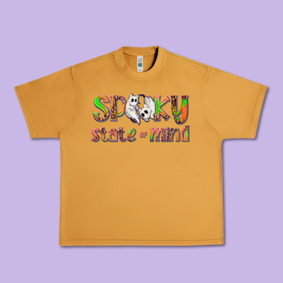 Spooky State Of Mind Urban Heavy Tee Designed By Texasbilliewilder