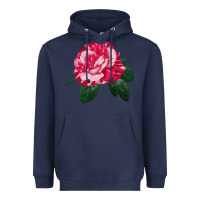 Navy neil diamond rose Heavyweight Hoodie - LillyAllenDesigns