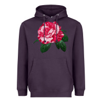 Plum neil diamond rose Heavyweight Hoodie - LillyAllenDesigns