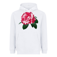 White neil diamond rose Heavyweight Hoodie - LillyAllenDesigns