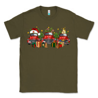 Army Green christmas trucks Classic Tee - FaDigitalArtStudio