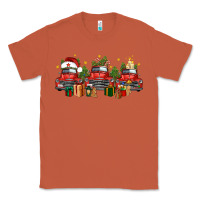 Copper christmas trucks Classic Tee - FaDigitalArtStudio