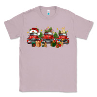 Lilac christmas trucks Classic Tee - FaDigitalArtStudio