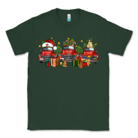 Sports Green christmas trucks Classic Tee - FaDigitalArtStudio