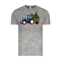 Cloud Rock Christmas farm tractor Vintage Tee - RanaPortraitStore