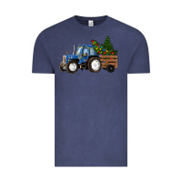 Christmas Farm Tractor Vintage Tee | Teevron