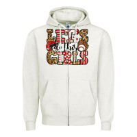 Oatmeal Heather let's do this girls baseball Zipper Hoodie - Jasminsmagicworld