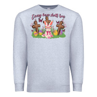 Heather Grey every knee shall bow Premium Sweatshirt - MaliasSmallBusiness