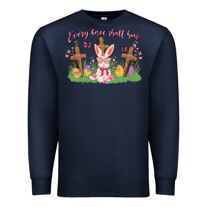 Every Knee Shall Bow Premium Sweatshirt by MaliasSmallBusiness | Teevron
