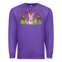 Purple every knee shall bow Premium Sweatshirt - MaliasSmallBusiness