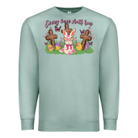 Seafoam every knee shall bow Premium Sweatshirt - MaliasSmallBusiness