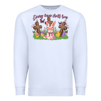 White every knee shall bow Premium Sweatshirt - MaliasSmallBusiness