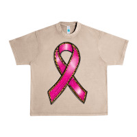 French Oak breast cancer ribbon Urban Heavy Tee - RanaPortraitStore