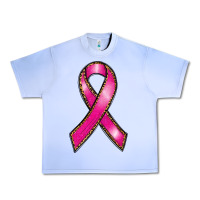 Grape Ice breast cancer ribbon Urban Heavy Tee - RanaPortraitStore