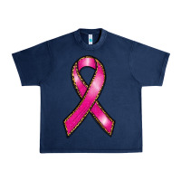 Navy breast cancer ribbon Urban Heavy Tee - RanaPortraitStore