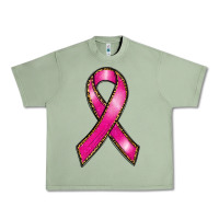 Oil Green breast cancer ribbon Urban Heavy Tee - RanaPortraitStore