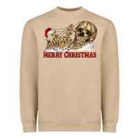 Mushroom Merry christmas skeleton Heavyweight Sweatshirt - RanaPortraitStore