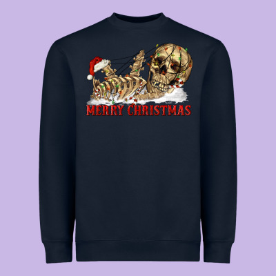 Heavyweight Sweatshirt Merry christmas skeleton