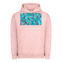 Pigment Salmon humpback whale  cup Urban Hoodie - BarkalooDesign