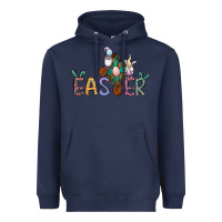 Navy cross rabbit easter gnomes Heavyweight Hoodie - Jasminsmagicworld