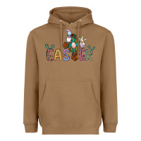 Toasted Coconut cross rabbit easter gnomes Heavyweight Hoodie - Jasminsmagicworld