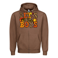 Chestnut let's do this boys softball Zipper Hoodie - Jasminsmagicworld