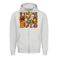 Dove Grey let's do this boys softball Zipper Hoodie - Jasminsmagicworld