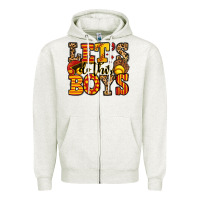 Oatmeal Heather let's do this boys softball Zipper Hoodie - Jasminsmagicworld