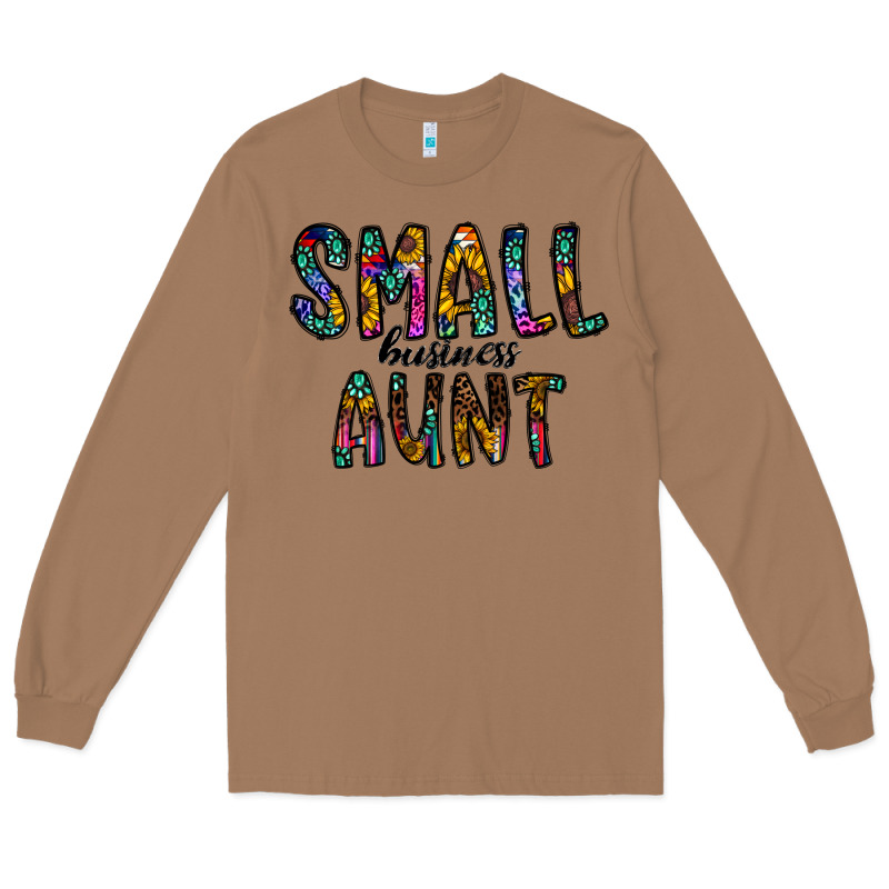 Small Business Aunt Long Sleeve Tee by CowhideDigitalArt | Teevron
