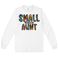 White small business aunt Long Sleeve Tee - CowhideDigitalArt