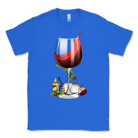 True Royal christmas wine glass Classic Tee - FaDigitalArtStudio